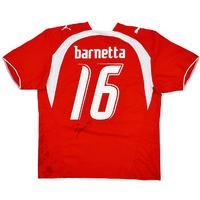 2006-08 Switzerland Home Signed Shirt Barnetta #16 (Very Good) XS