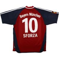 2001 02 bayern munich home shirt sforza 10 very good s