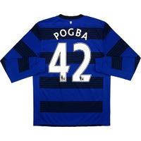 2011-12 Manchester United Away L/S Shirt Pogba #42 (Excellent) XL