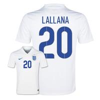 2014 15 england world cup home shirt lallana 20