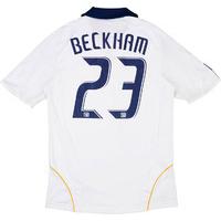 2008 09 la galaxy home shirt beckham 23 very good xxl