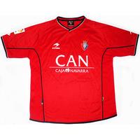 2002-03 Osasuna Match Issue Home Shirt Gorka Garcia #23 (v Deportivo)