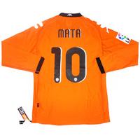 2010-11 Valencia L/S Player Issue Away Shirt Mata #10 *w/Tags*