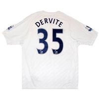 2007-08 Tottenham Player Issue Home Shirt Dervite #35