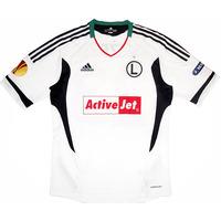 2011-12 Legia Warsaw Match Issue Europa League Home Shirt Kneevi? #23