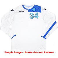 2011-12 Napoli Staff Worn Champions League Sweat Top (Excellent)