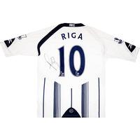 2009 10 bolton match worn signed home shirt riga 10