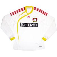 2009-10 Bayer Leverkusen L/S Player Issue Away Shirt *As New* L