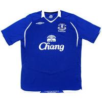 2008-09 Everton Home Shirt *Mint* M