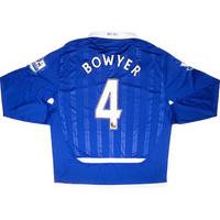 2009-10 Birmingham Match Issue Home L/S Shirt Bowyer #4