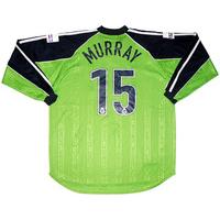 2000-01 Peterborough Match Issue Away L/S Shirt Murray #15
