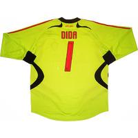 2007-08 AC Milan Green GK Shirt Dida #1 XXL