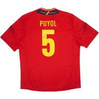 2011 12 spain home shirt puyol 5 wtags