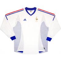 2002-04 France Away L/S Shirt XL