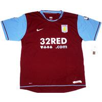 2007 08 aston villa home shirt wtags l