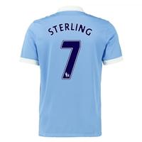 2015-16 Man City Home Shirt (Sterling 7)