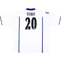 2002-03 Everton Away Shirt Yobo #20 XL