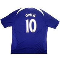 2008-09 Newcastle Away Shirt Owen #10 XL