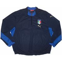 2007 08 italy puma 12 zip training top xxl