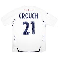 2007 09 england home shirt crouch 21 wtags sboys