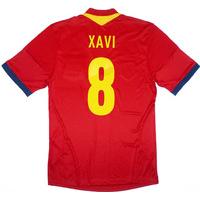 2012-13 Spain Player Issue Formotion Home Shirt Xavi #8 *w/Tags*