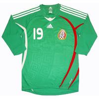 2008-09 Mexico Match Issue Home Shirt #19
