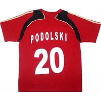 2007 08 germany adidas training t shirt podolski 20 lboys