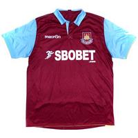 2010-11 West Ham Home Shirt XL