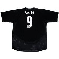 2003-05 Manchester United Away Shirt Saha #9 XXL