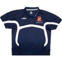 2008 09 sunderland umbro polo t shirt l