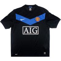 2009-10 Manchester United Away Shirt M.Boys