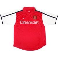 2000-02 Arsenal Match Issue Home Shirt #6
