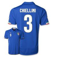 2014-15 Italy World Cup Home Shirt (Chiellini 3)