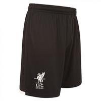 2017-2018 Liverpool Away Goalkeeper Shorts (Black)