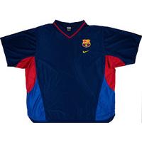 2002-03 Barcelona Nike Training Shirt XXL