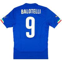 2014-15 Italy Home Shirt Balotelli #9 *w/Tags* S