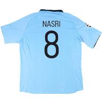 2012 13 manchester city home cl shirt nasri 8 wtags xl