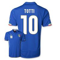 2014-15 Italy World Cup Home Shirt (Totti 10)