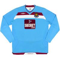 2008 West Ham L/S Away Shirt XL