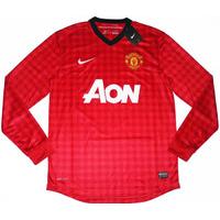 2012-13 Manchester United Home L/S Shirt *w/Tags* XL