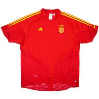 2004-06 Spain Home Shirt (Very Good) L