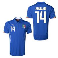 2014-15 Italy World Cup Home Shirt (Aquilani 14)