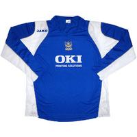2006-07 Portsmouth Home L/S Shirt L