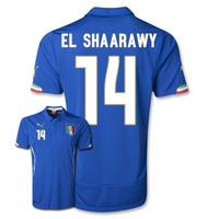 2014-15 Italy World Cup Home Shirt (El Shaarawy 14)