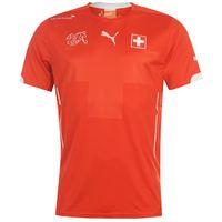 2014-15 Switzerland Home World Cup Football Shirt