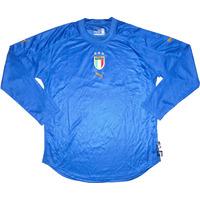 2004-06 Italy L/S Home Shirt L