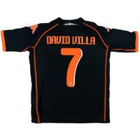 2009 10 valencia away shirt david villa 7 wtags boys