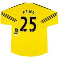 2009-10 Liverpool GK Shirt Reina #25 *w/Tags* L
