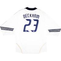2008-09 LA Galaxy Home L/S Shirt Beckham #23 XL