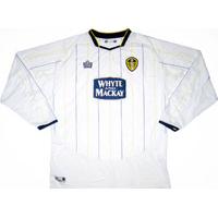 2005 06 leeds united home ls shirt xxl